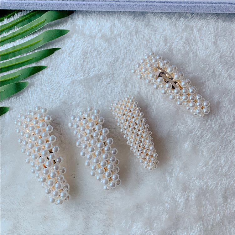 Women's Elegant Sweet Solid Color Plastic Hair Clip