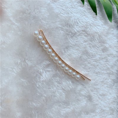 Women's Elegant Sweet Solid Color Plastic Hair Clip