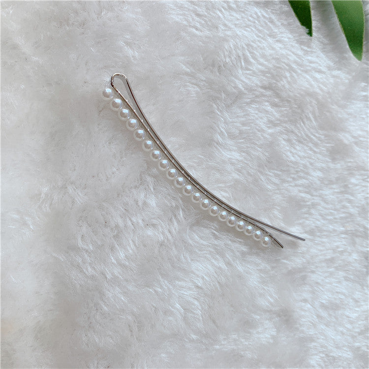 Women's Elegant Sweet Solid Color Plastic Hair Clip