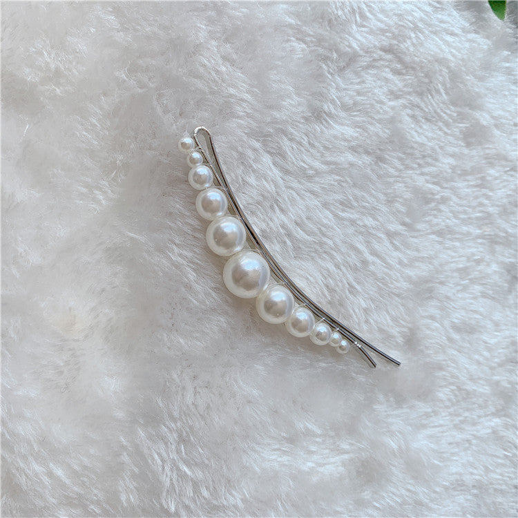 Women's Elegant Sweet Solid Color Plastic Hair Clip