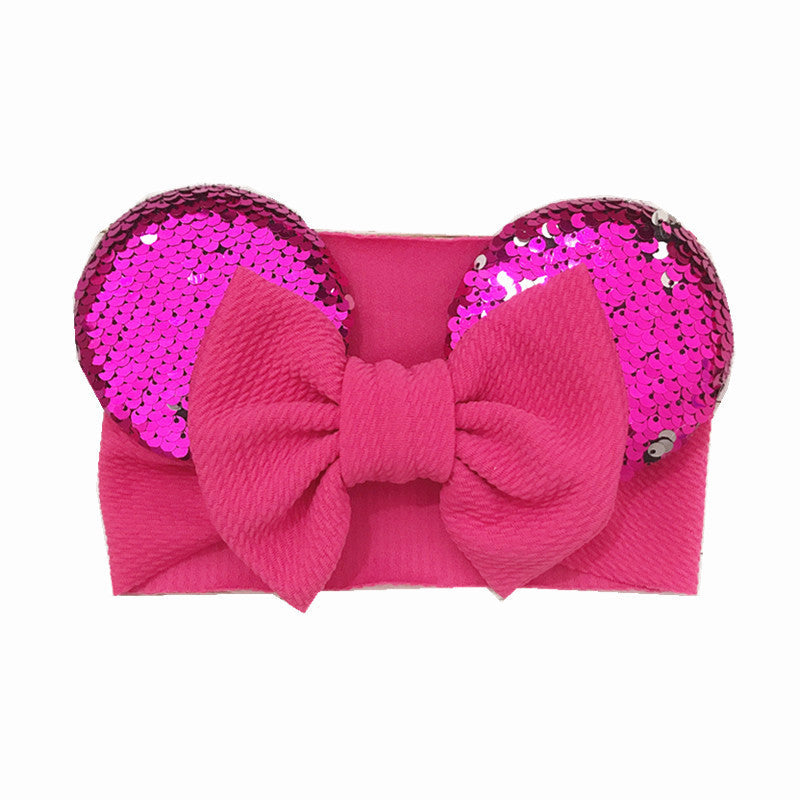 cute bow knot cloth hair band 1 piece