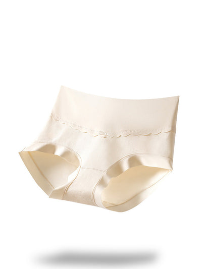 7 Pieces Summer Women Artsy Pure Color Underwear