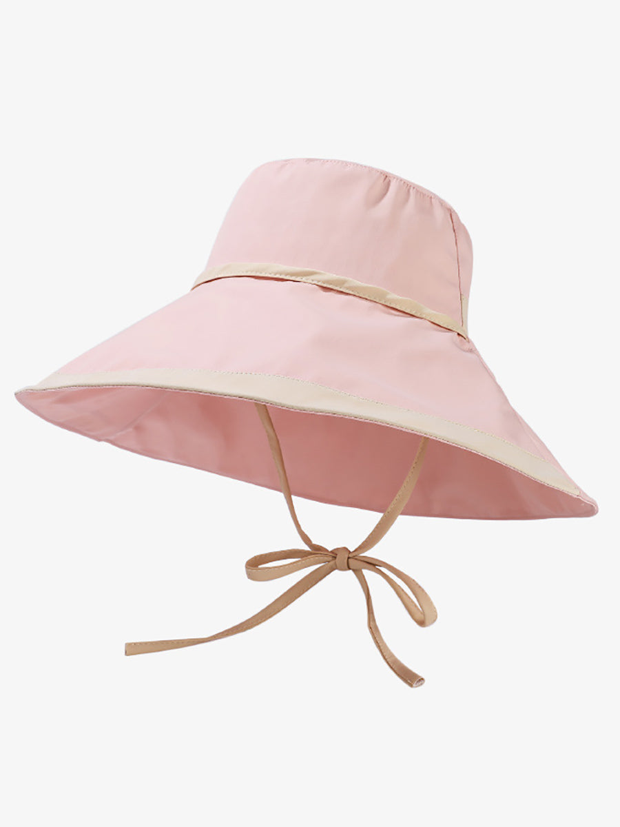 Women Casual Summer Colorblock Sunproof Hat