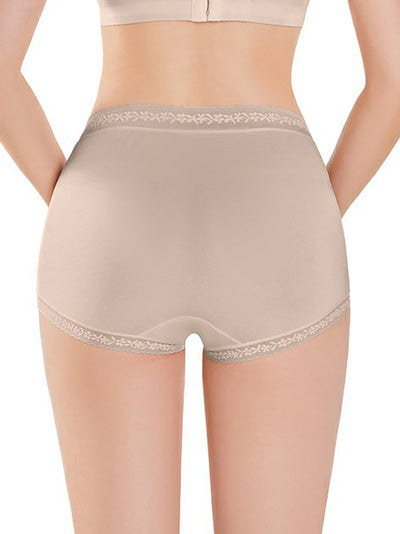 5 Pieces Summer Women Casual High Waist Lace Underwear
