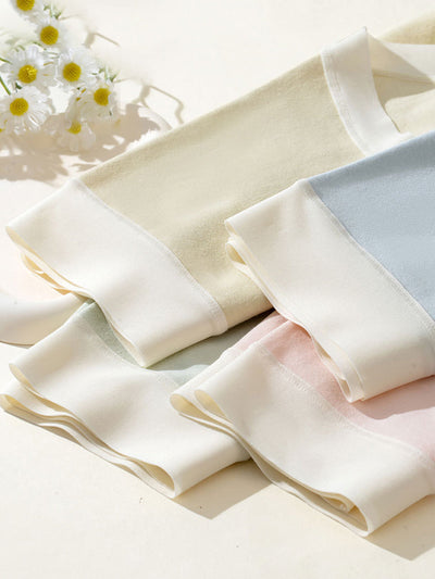 6 Pieces Summer Women Artsy Colorblock Underwear