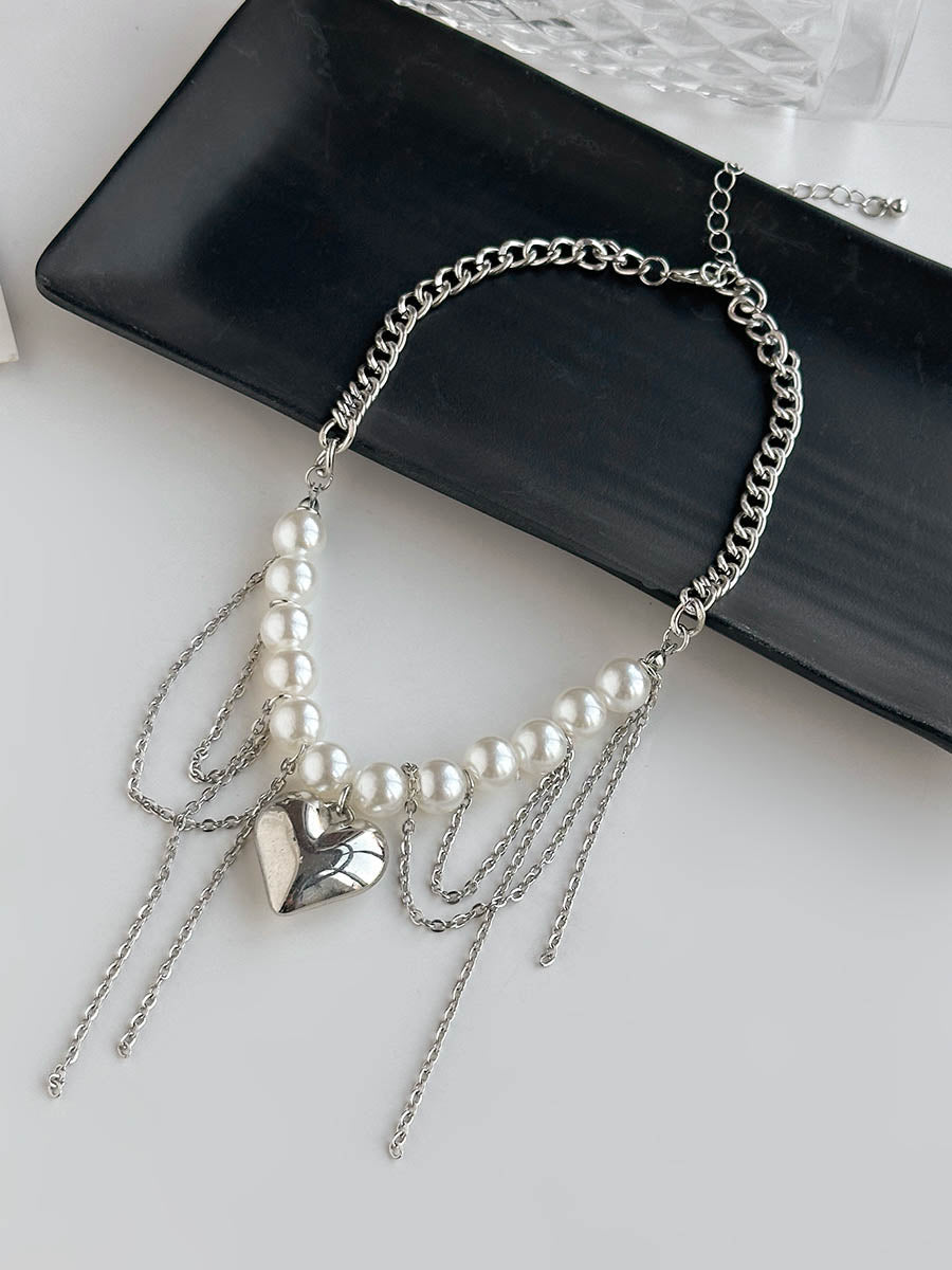 Chains Geometric Tasseled Necklaces Accessories