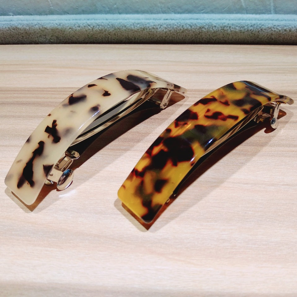 Women's Simple Style Leopard Acetic acid sheets Hair Clip