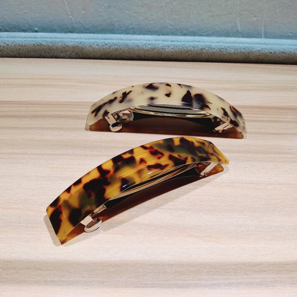 Women's Simple Style Leopard Acetic acid sheets Hair Clip