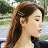 Women'S Fashion Solid Color Iron Plating Inlay Rhinestones Hair Clip