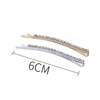 Women'S Fashion Solid Color Iron Plating Inlay Rhinestones Hair Clip
