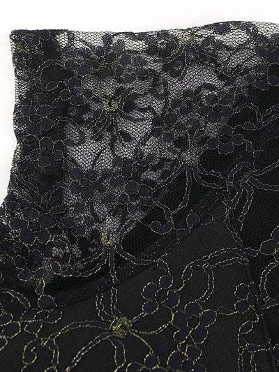 Bodycon High Waisted Ruffle Trim Solid Color Split-Joint Round-Neck Midi Dresses