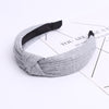 fashion solid color cloth handmade hair band 1 piece