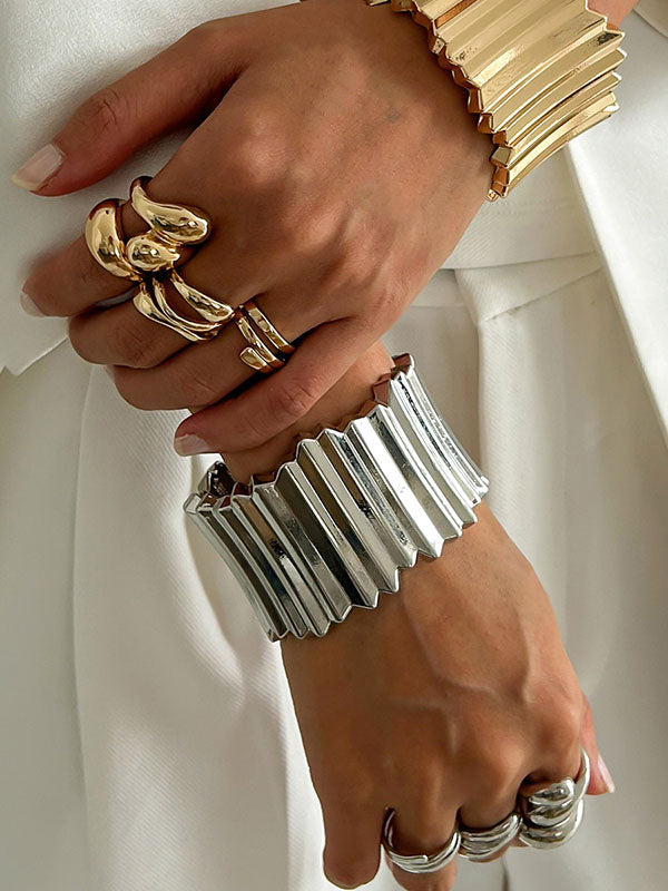 Geometric Solid Color Bracelet Accessories