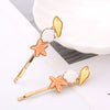 Women's Sweet Scallop Starfish Conch Alloy Plating Hair Clip