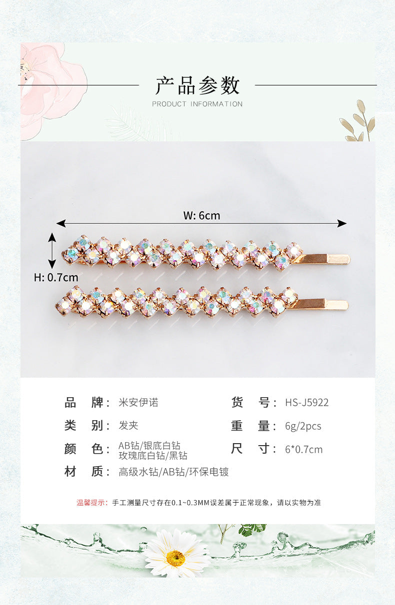 hot selling fashion diamond women's clip