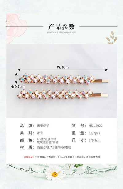 hot selling fashion diamond women's clip