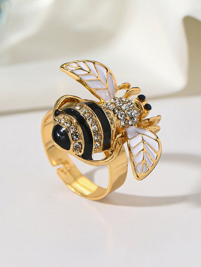 Insect Shape Rhine Stones Rings Accessories
