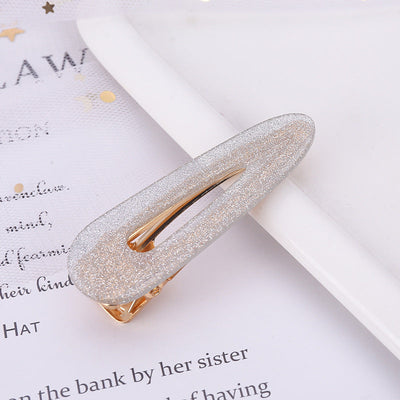 retro color block polka dots acetic acid sheets hair clip 1 piece