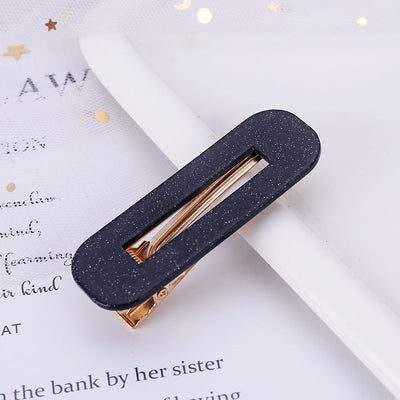 retro color block polka dots acetic acid sheets hair clip 1 piece