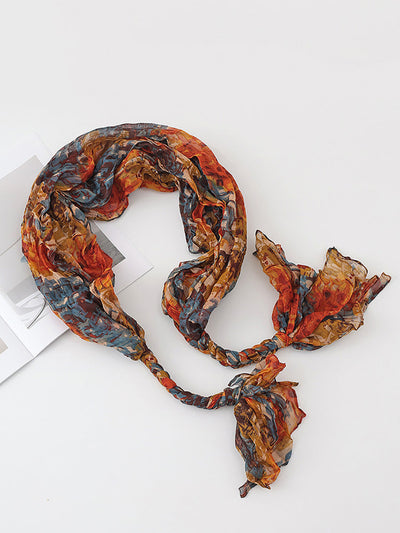 Women Fashion Hand-woven Braids Scarf