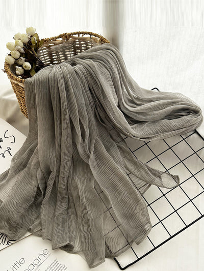 Women Thin Stripe Travel Shawl Scarf
