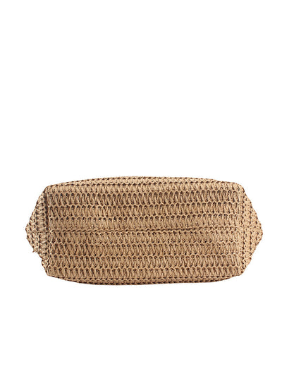 Women Casual Straw Weave Shoulder Bag Beach Bag