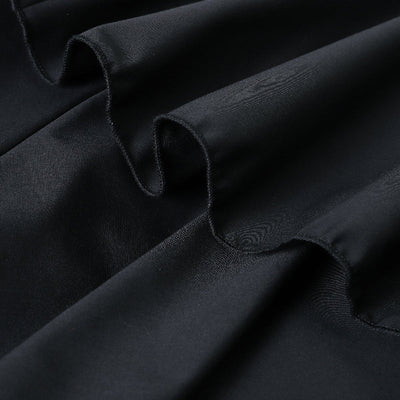 A-Line High Waisted Falbala Solid Color Long Skirts Skirts Bottoms