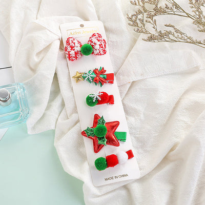 Christmas Vintage Style Ethnic Style Women's Christmas Tree Star Hair Clip