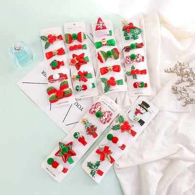 Christmas Vintage Style Ethnic Style Women's Christmas Tree Star Hair Clip