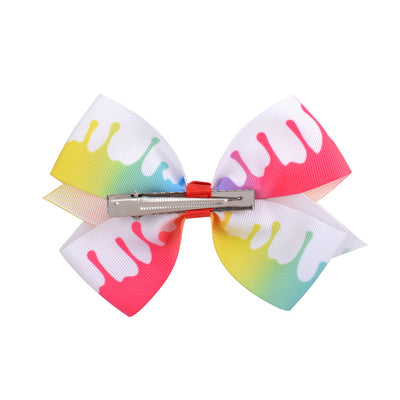 new fashion bow hair clip set