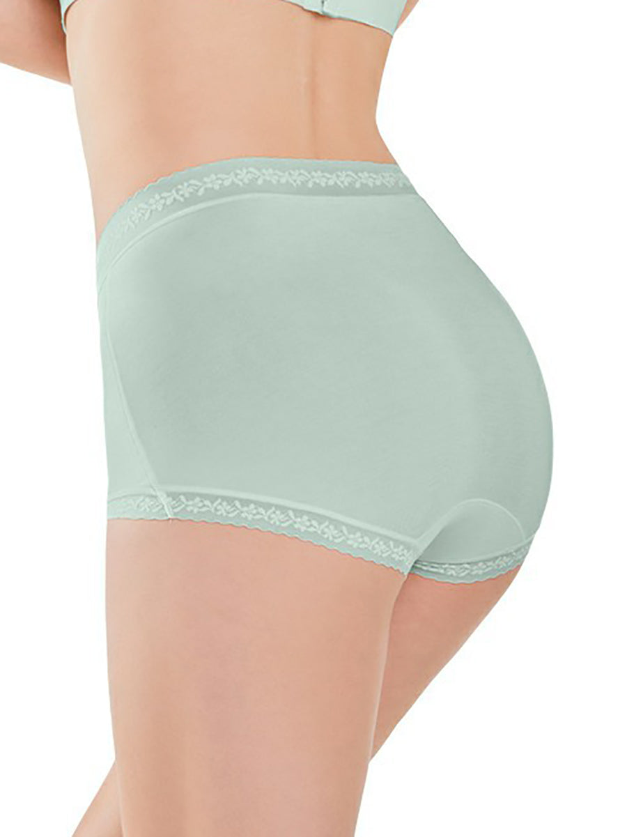 5 Pieces Summer Women Casual High Waist Lace Underwear