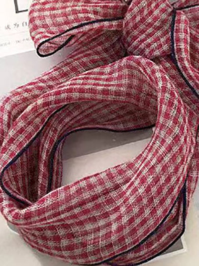 Women Casual Summer Stripe Thin Scarf