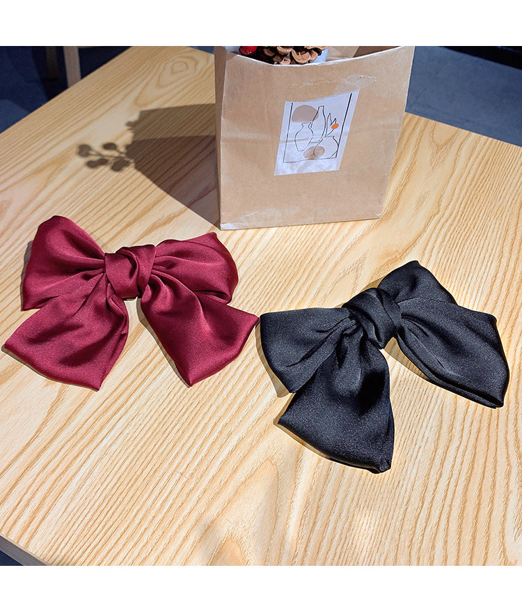 fashion bow knot cloth hair clip 1 piece