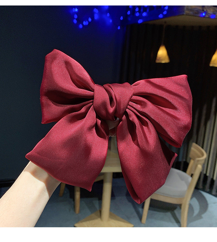 fashion bow knot cloth hair clip 1 piece