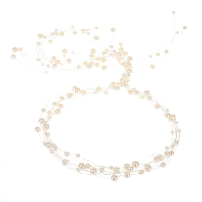 korean style pearl hand-beaded hairband wedding headwear