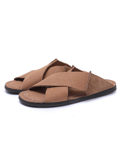 Spring Summer Retro X-shape Slippers