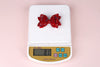 girls three-tier bow-knot hairpin children's sequined bow-knot edging clip colored hair clips