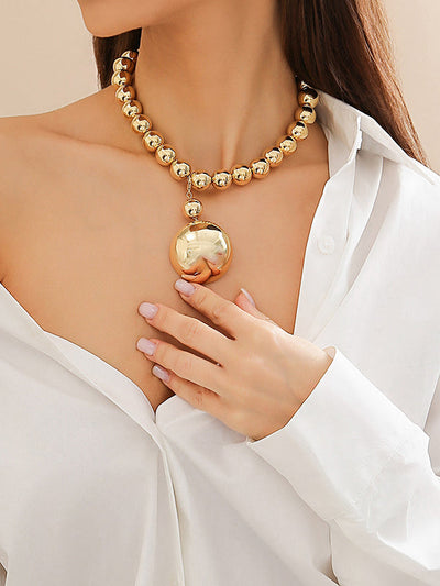 Beaded Solid Color Dainty Necklace Necklaces Accessories