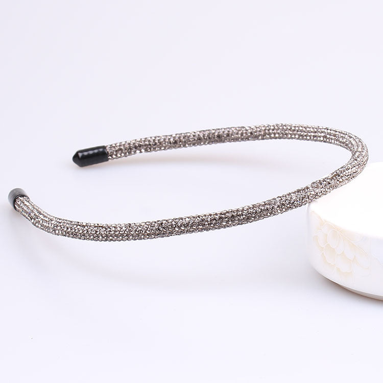 fashion geometric rhinestone hair band 1 piece