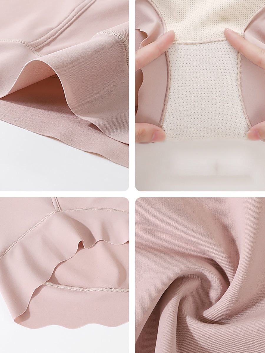 6 Pieces Summer Women Casual High Waist Underwear