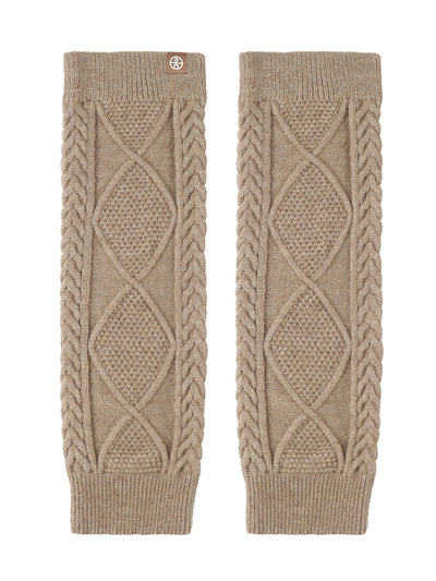 Winter Artsy Rhomboids Knit Leg Sleeves