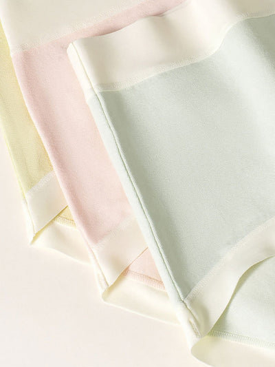 6 Pieces Summer Women Artsy Colorblock Underwear