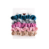 fashion gold velvet printed hair scrunchies set