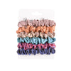 fashion gold velvet printed hair scrunchies set