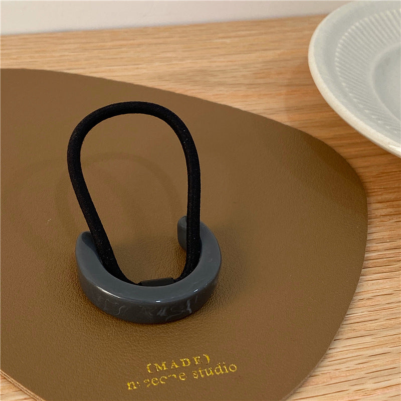 Women's Elegant Marble Acetic acid sheets Hair Tie