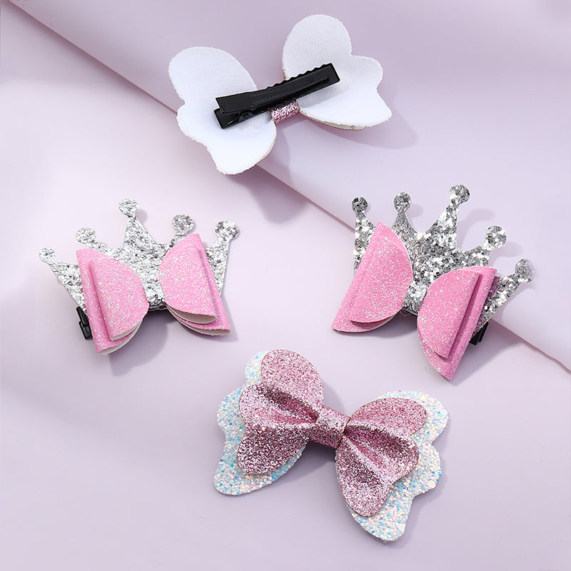 bows crown hairpin