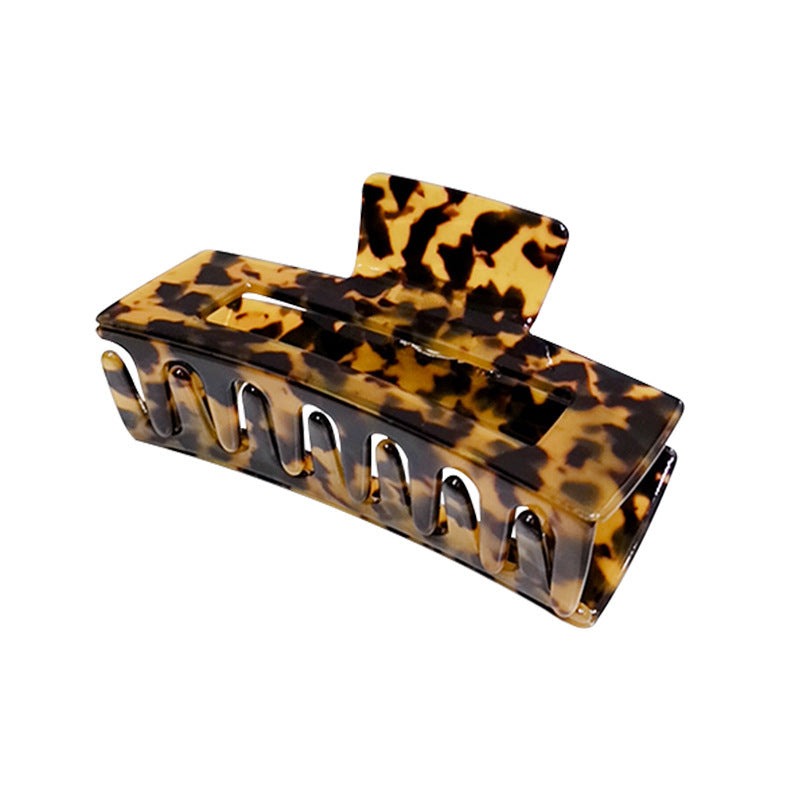 korean version leopard large temperament hair clip