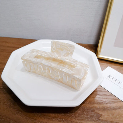 korean version leopard large temperament hair clip