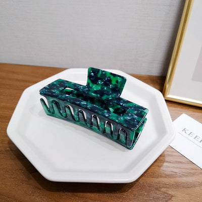 korean version leopard large temperament hair clip