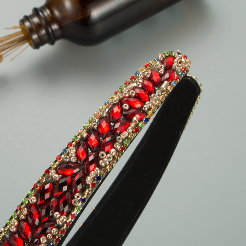 trendy headband color full diamond hairband